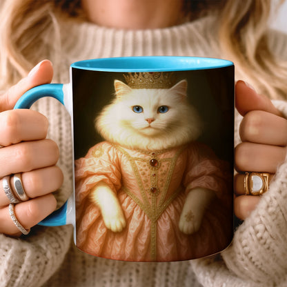 Custom Cat Queen Royal Mug