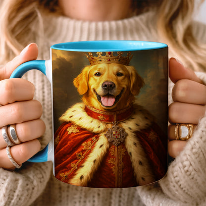 Custom Photo Dog Royal Pet King Portrait