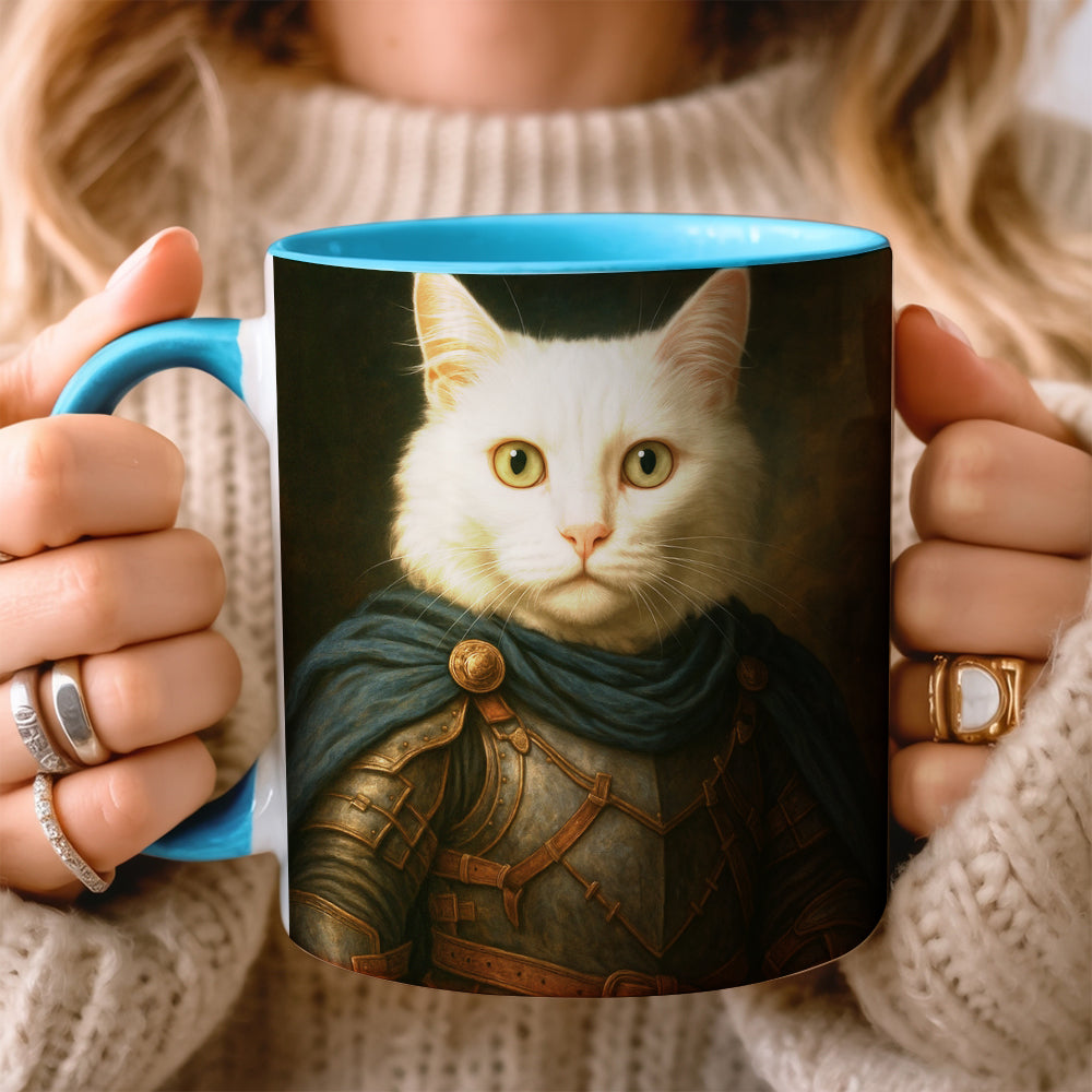 Custom Cat Photo Viking Mug _ Gift For Cat Lovers