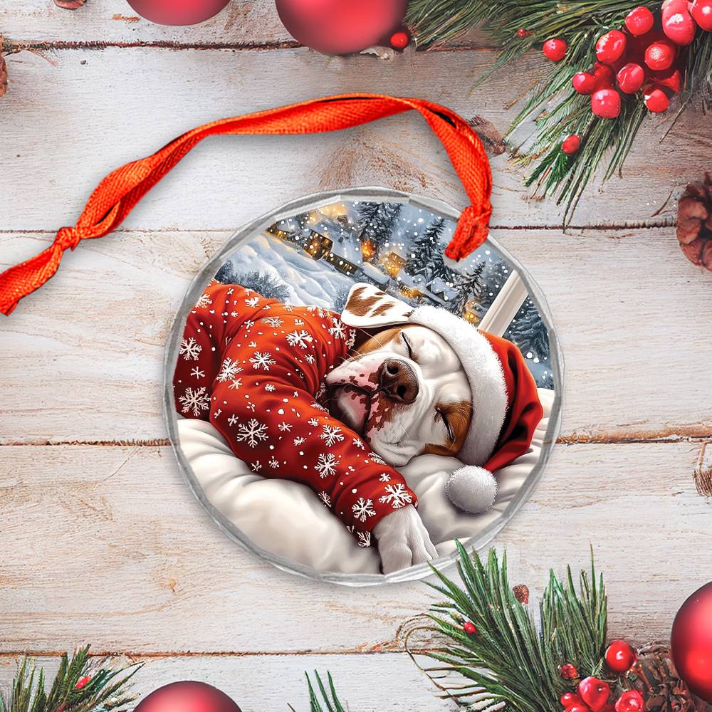 Great Dane Dog Sleeping In Bed Design 3