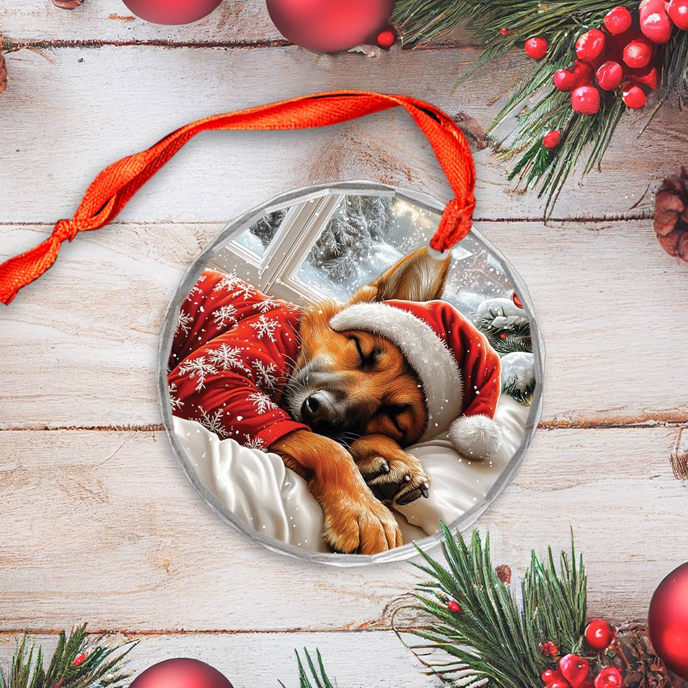 German Shepherd Dog Sleeping In Bed Design 4