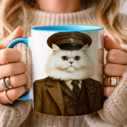 Custom Photo Captain Cat Canvas