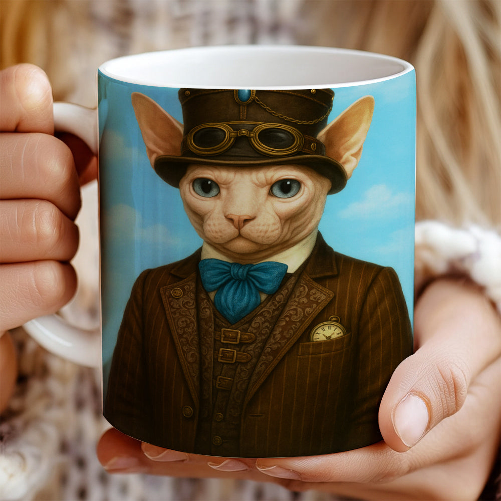 Custom Photo Pilot Cat MugGift For Cat Lovers