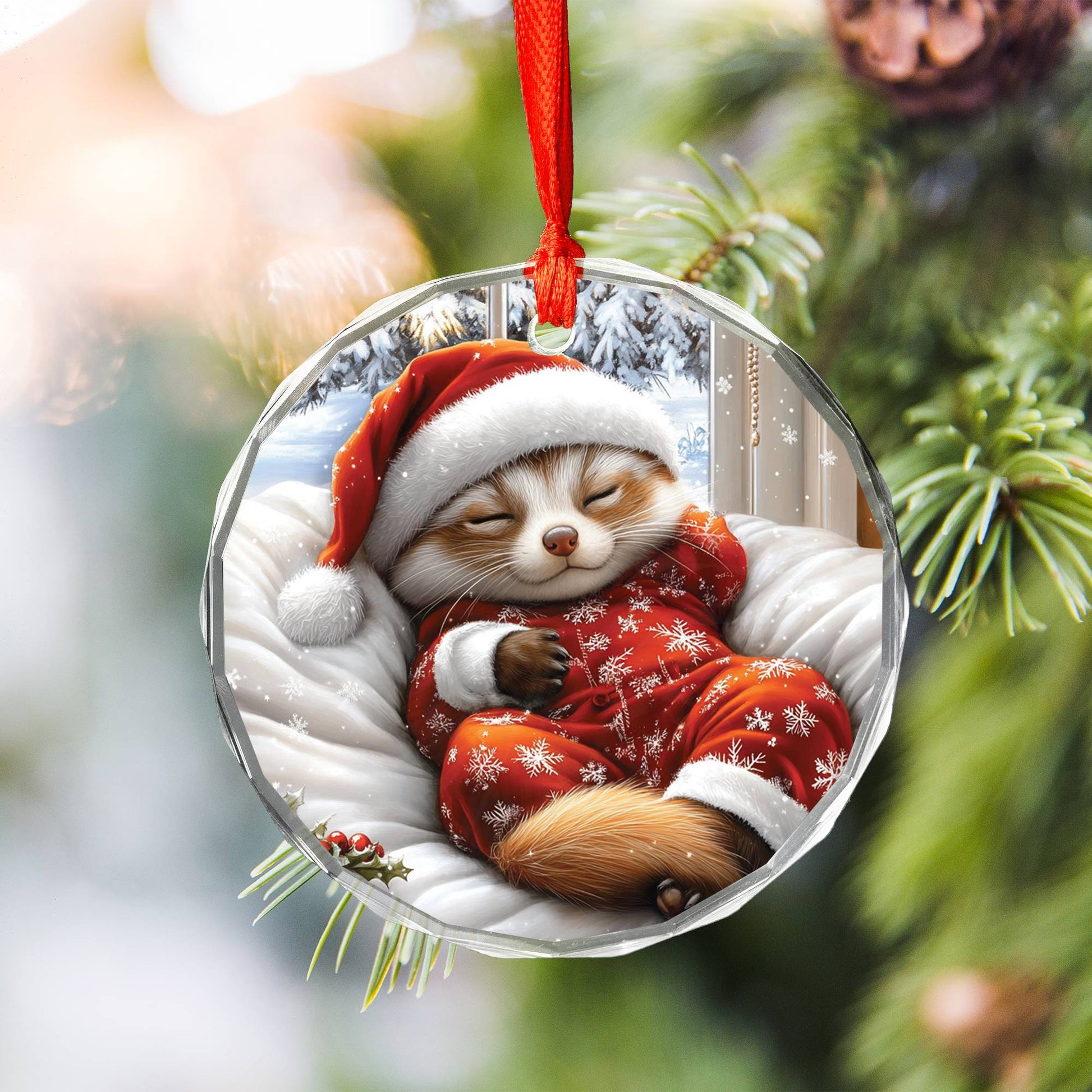 Ferret Sleeping In Bed Design 3