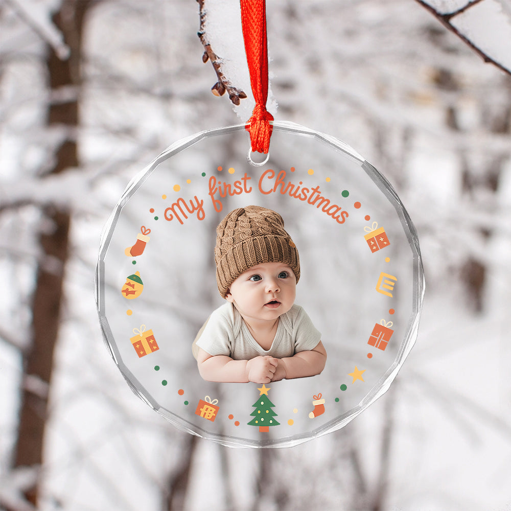 Photo Ornament - Christmas Gifts For Dad, Mom, Baby2