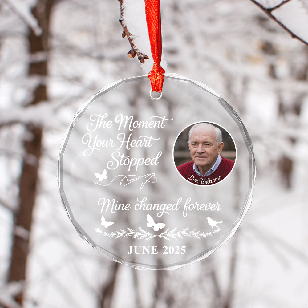 Custom Photo The Moment Your Heart Stopped Memorial Calendar