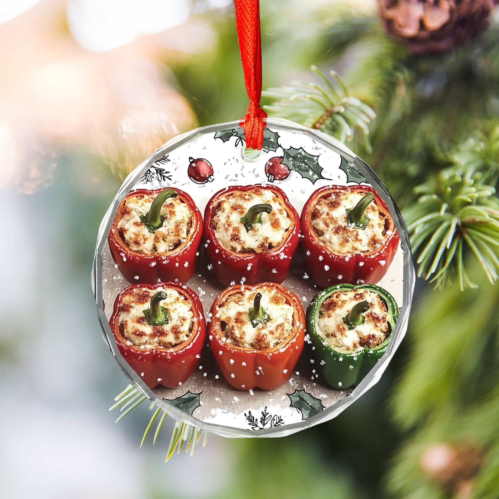 Stuffed Bell Peppers Close up Design 3