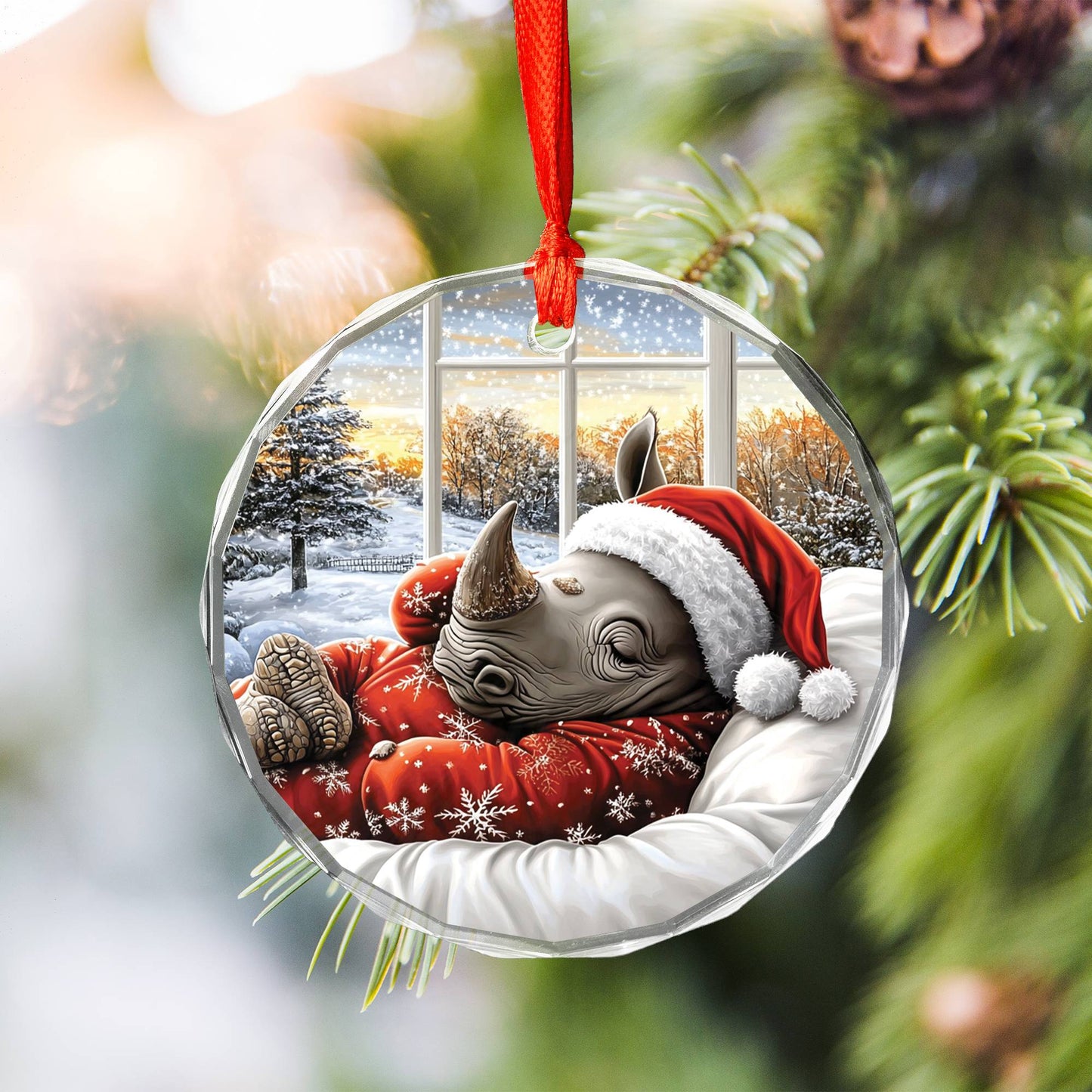Rhino Sleeping In Bed Design 2