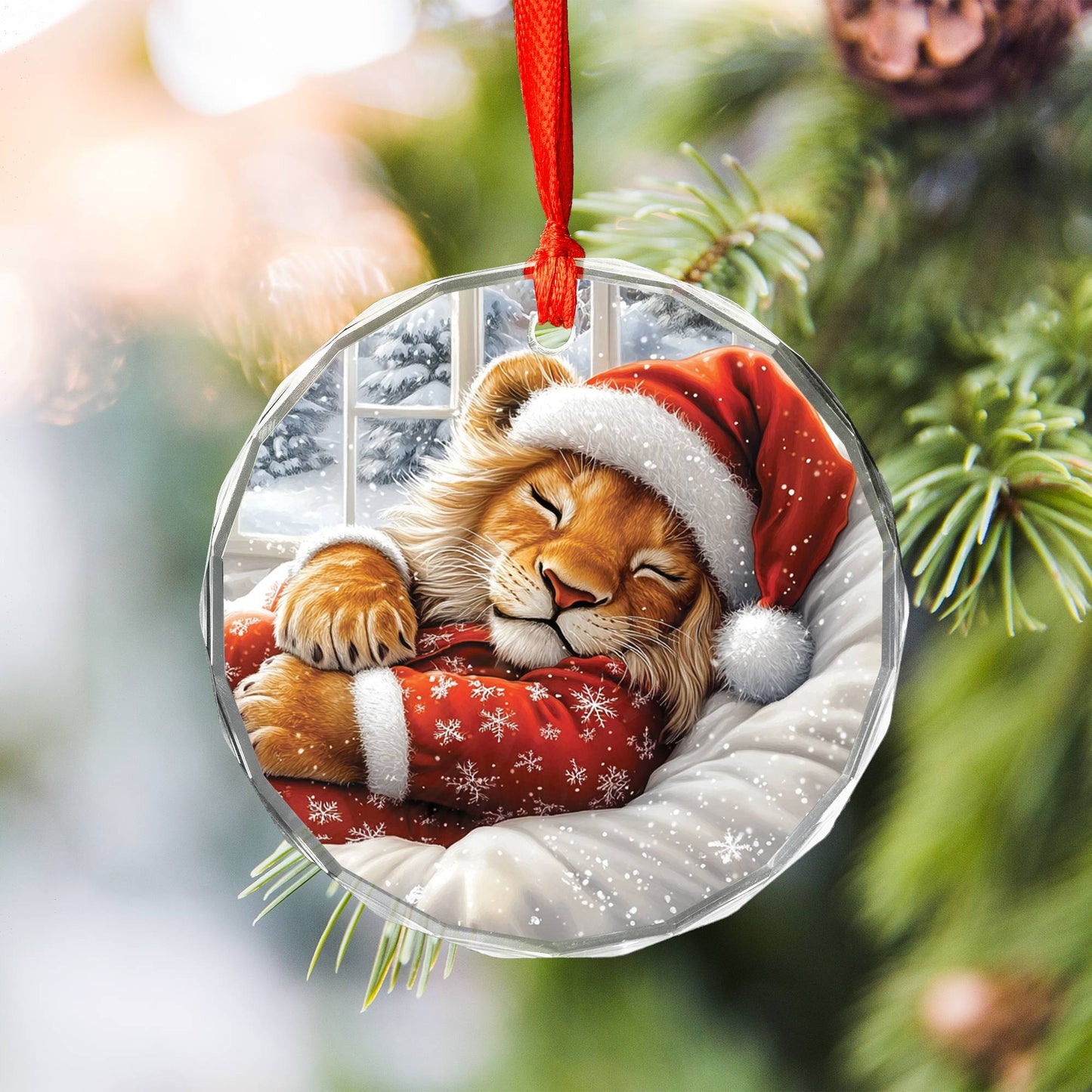 Lion Sleeping In Bed Design 2