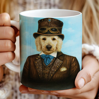 Custom Photo Pilot Dog Mug Gift For Dog Lovers
