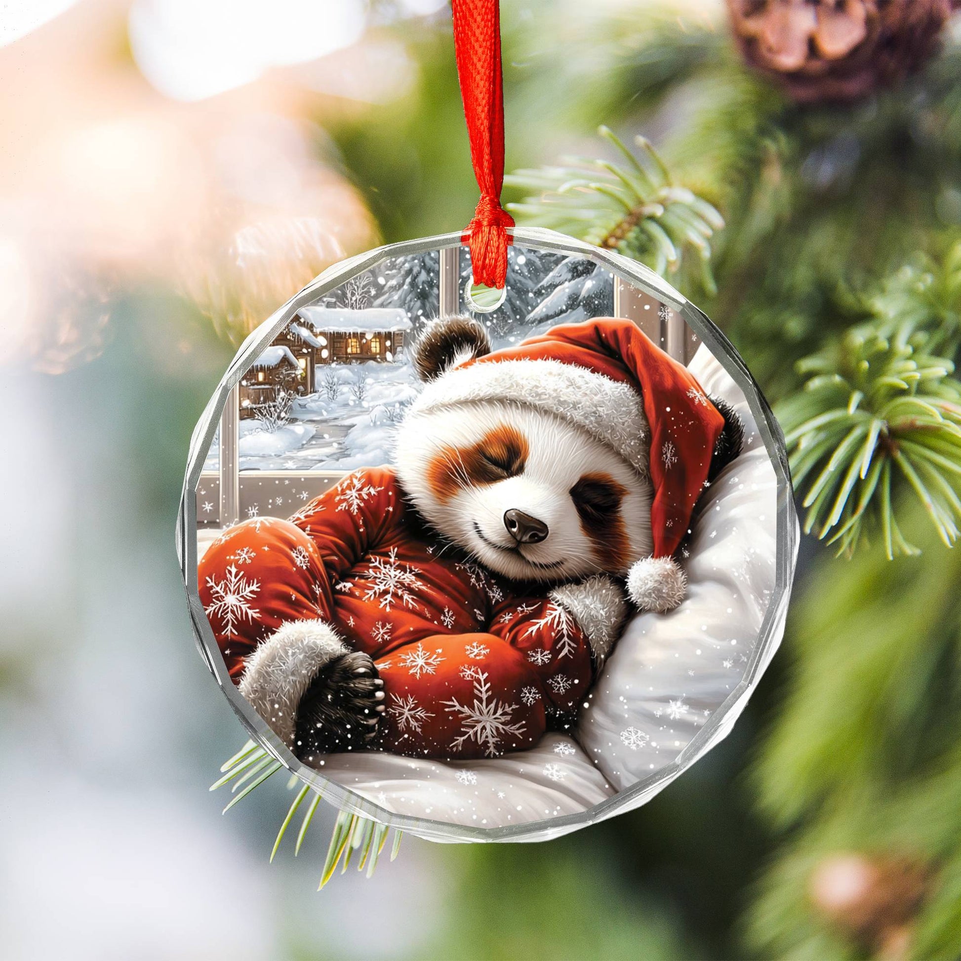 Panda Sleeping In Bed Design 1