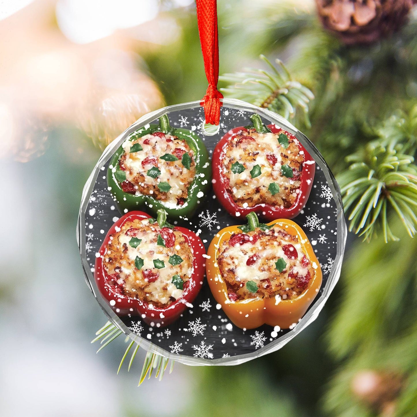 Stuffed Bell Peppers Close up Design 2