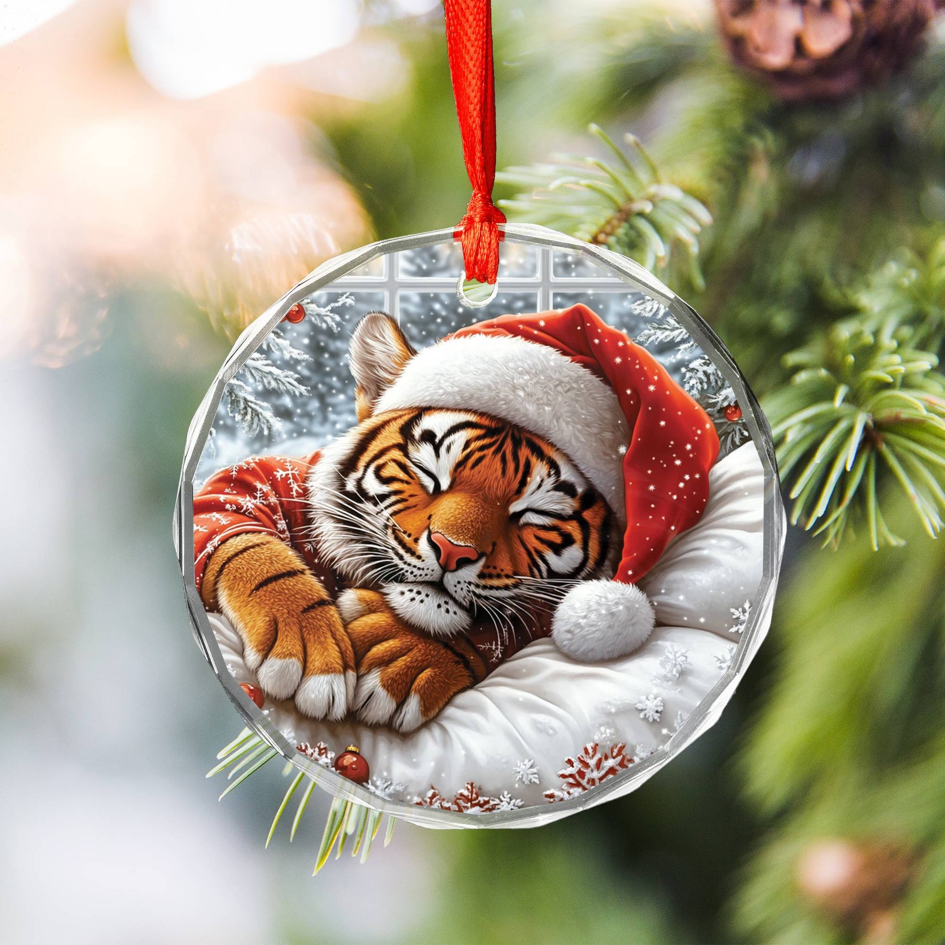 Tiger Sleeping In Bed Design 4