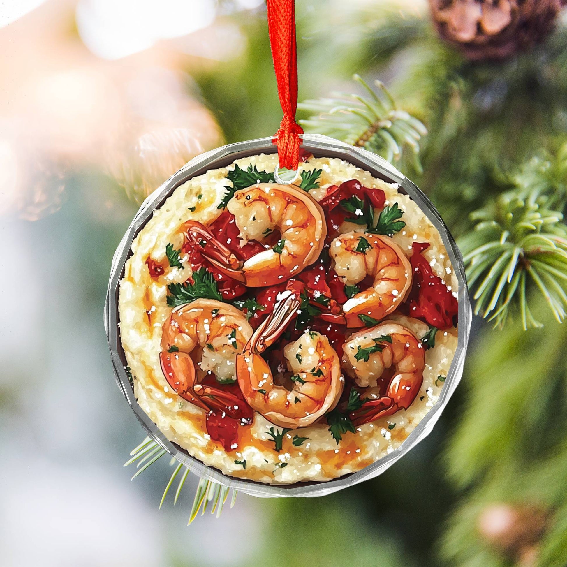 Shrimp and Grits Close up Design 1