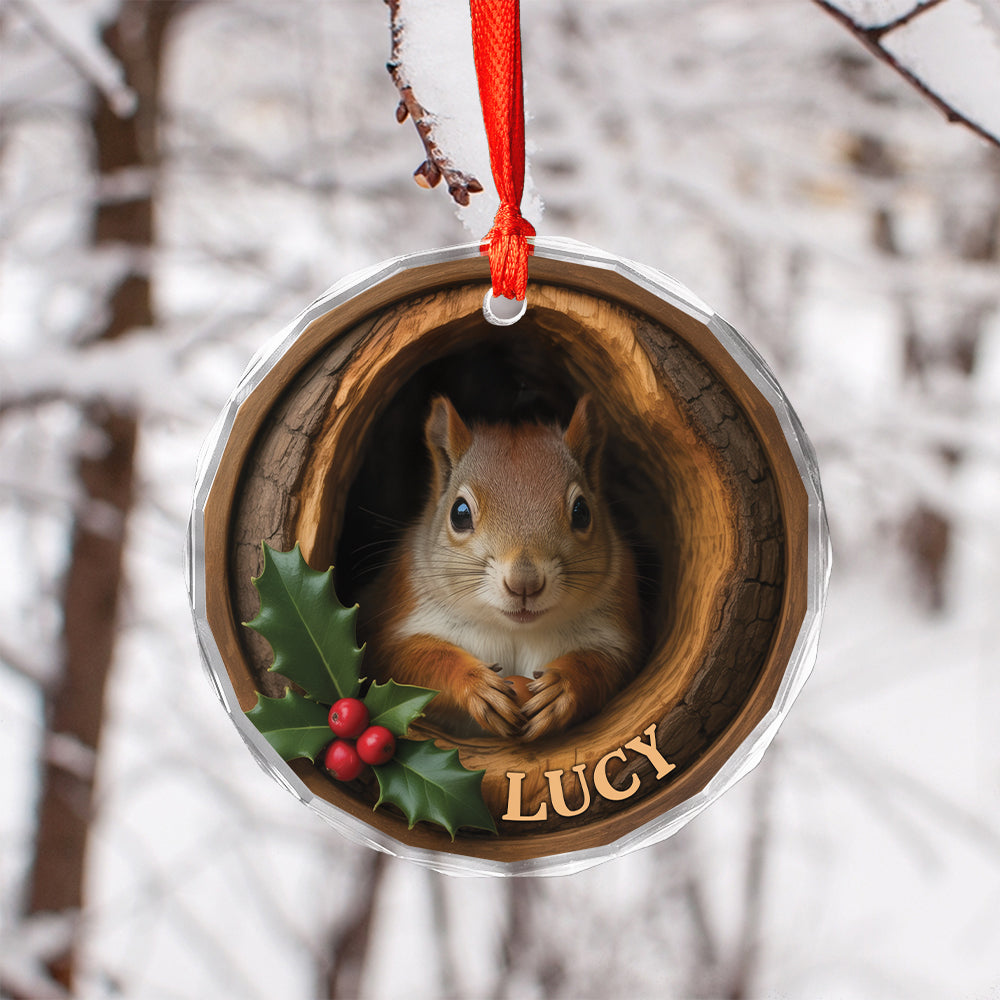 Custom Name Squirell Xmas