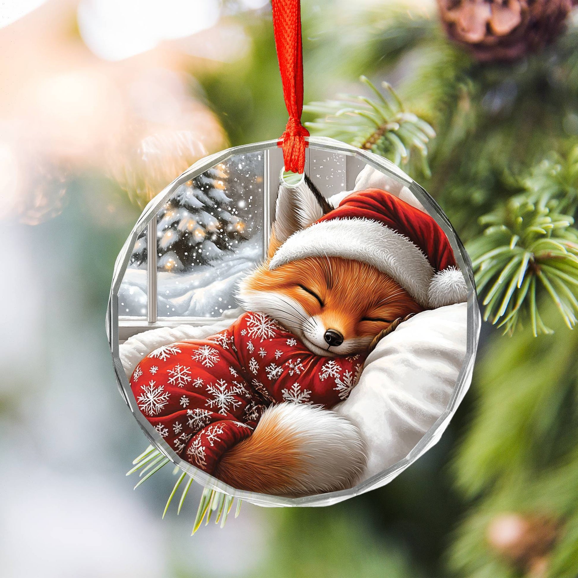 Fox Sleeping In Bed Design 4