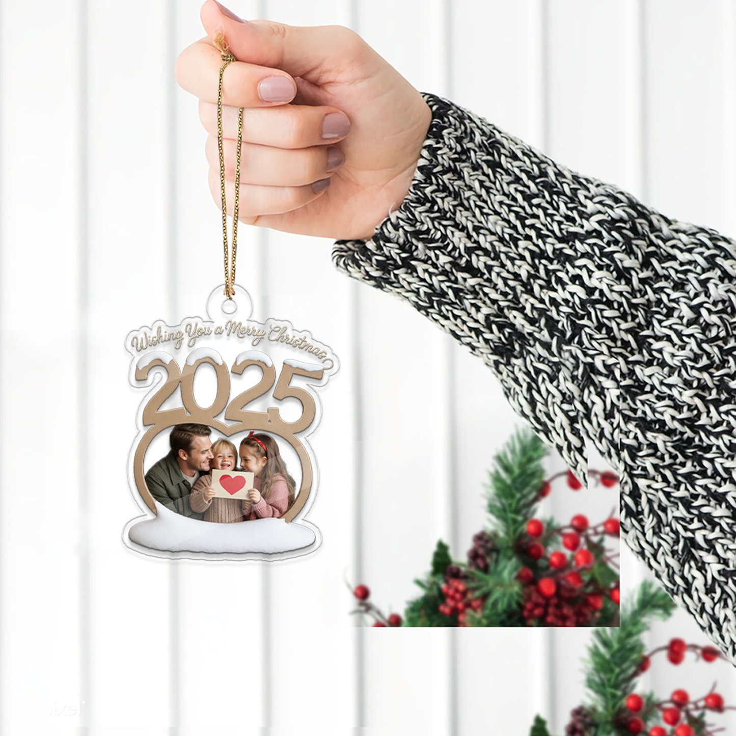 Custom Family Photo Christmas Ornaments, Family Picture Ornament, Big Family Ornament 2025, Photo Ornament, Family Keepsake, Xmas Gifts