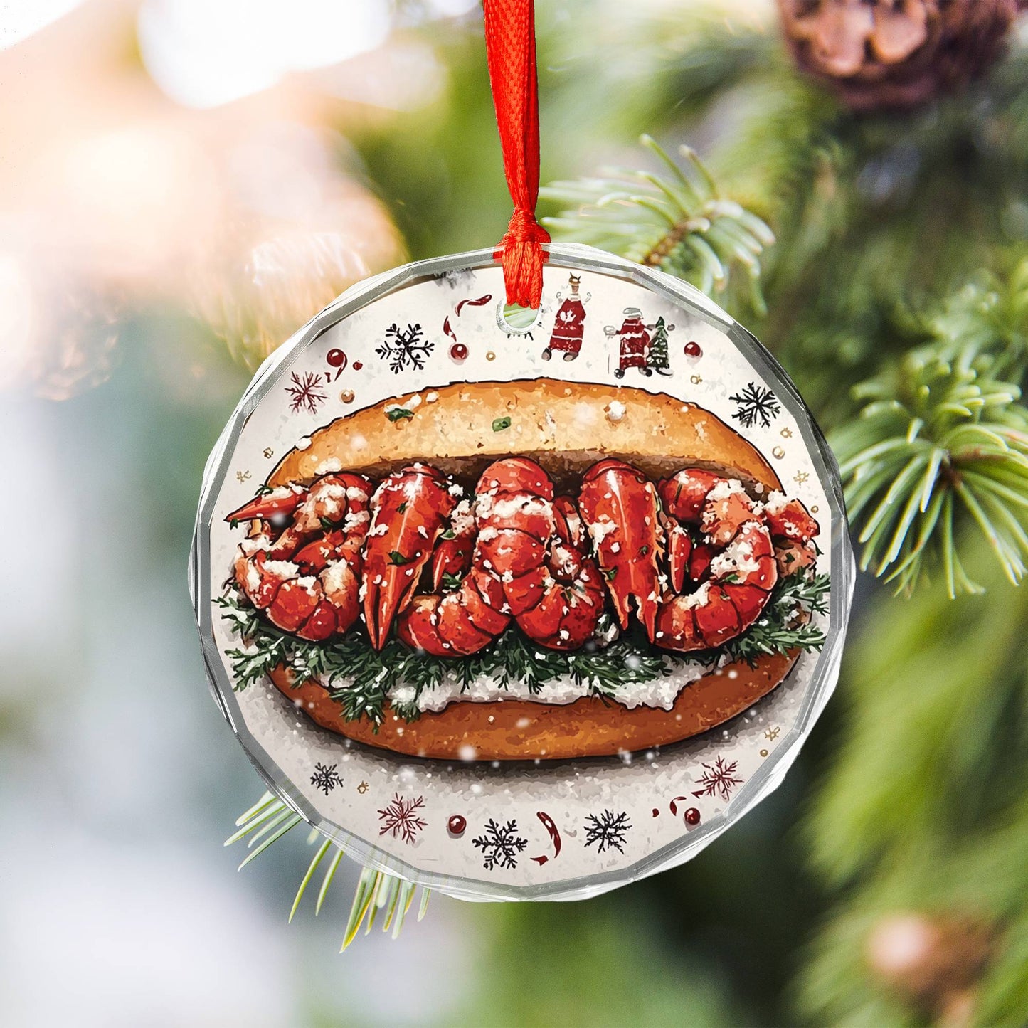 New England Lobster Roll Close up Design 2