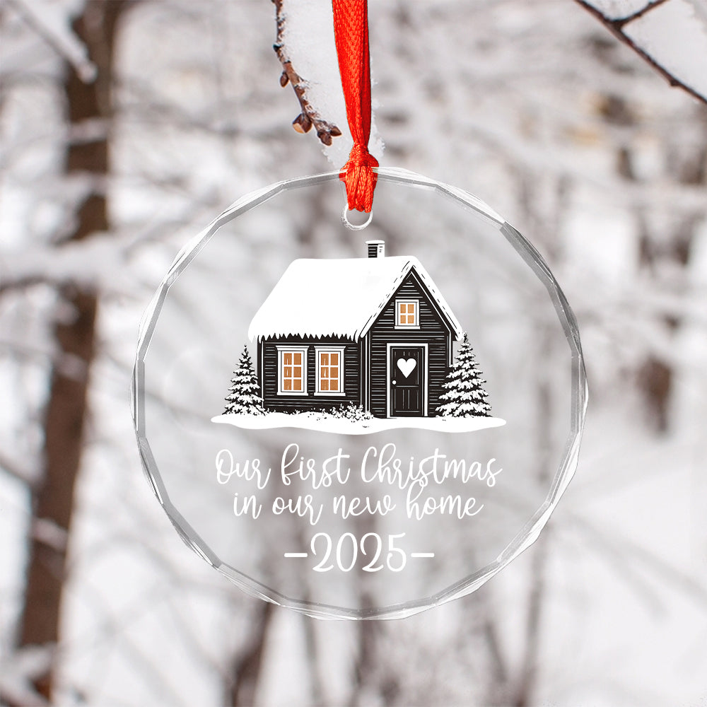 Personalized First Christmas New Home Ornament