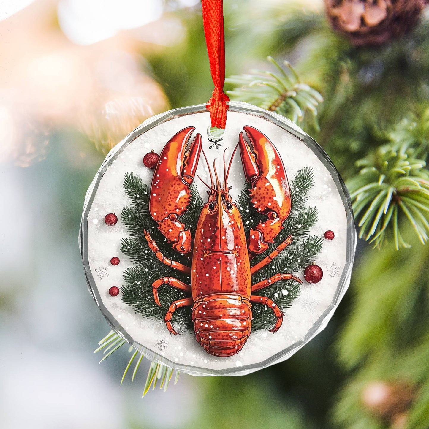 Boiled Maine Lobster Close up Design 3