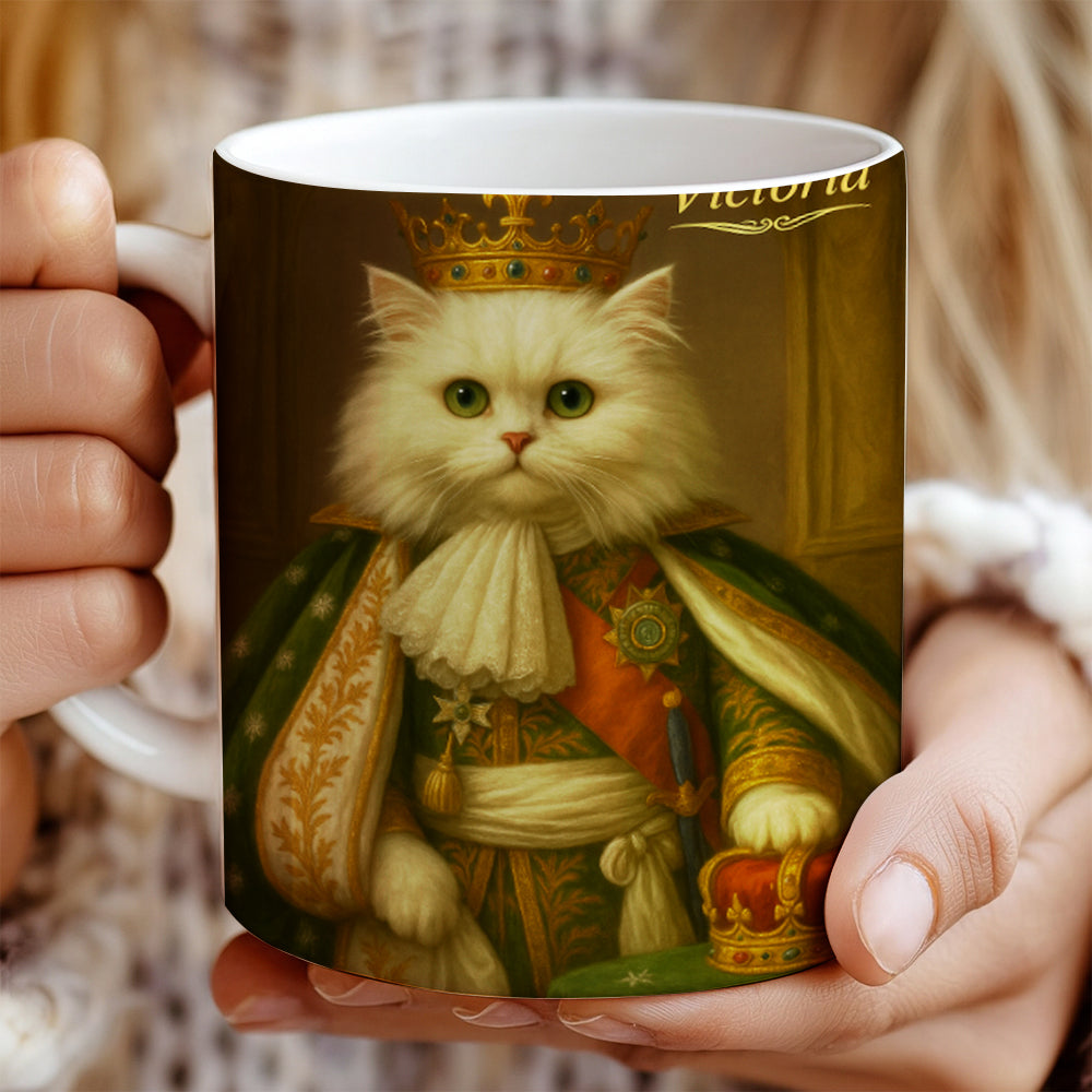 Custom Photo Napoleon Cat Mug Gift For Cat Lovers