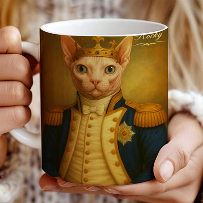 Custom Photo Great Captain Cat Mug Gift For Cat Lovers