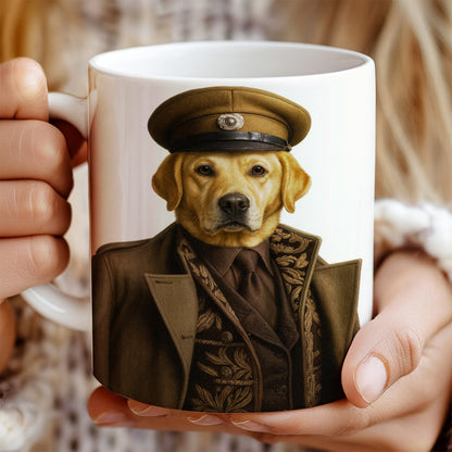 Custom Photo Captain Dog Mug