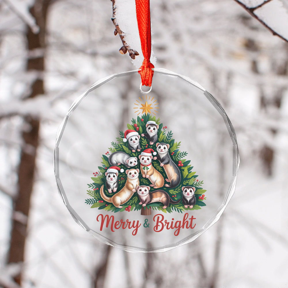 Ferret Xmas Ornament