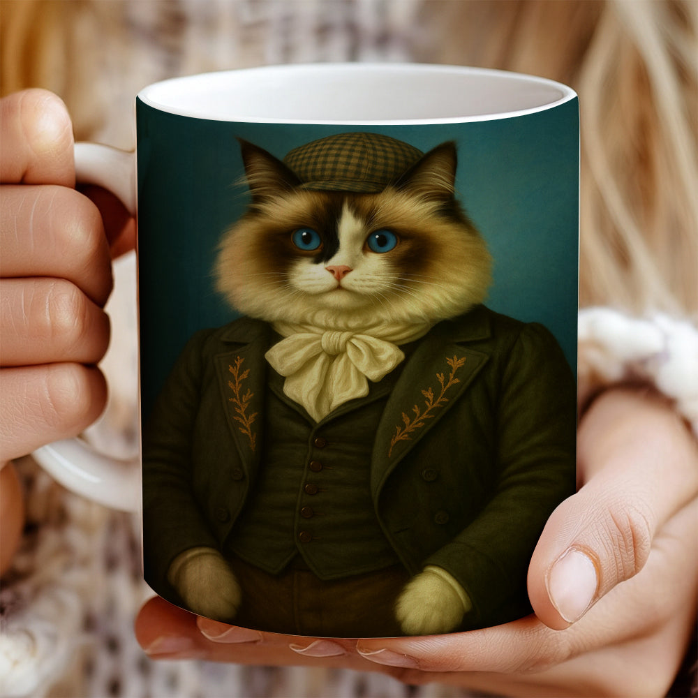 Custom Photo Detective Cat Mug Gift For Cat Lovers