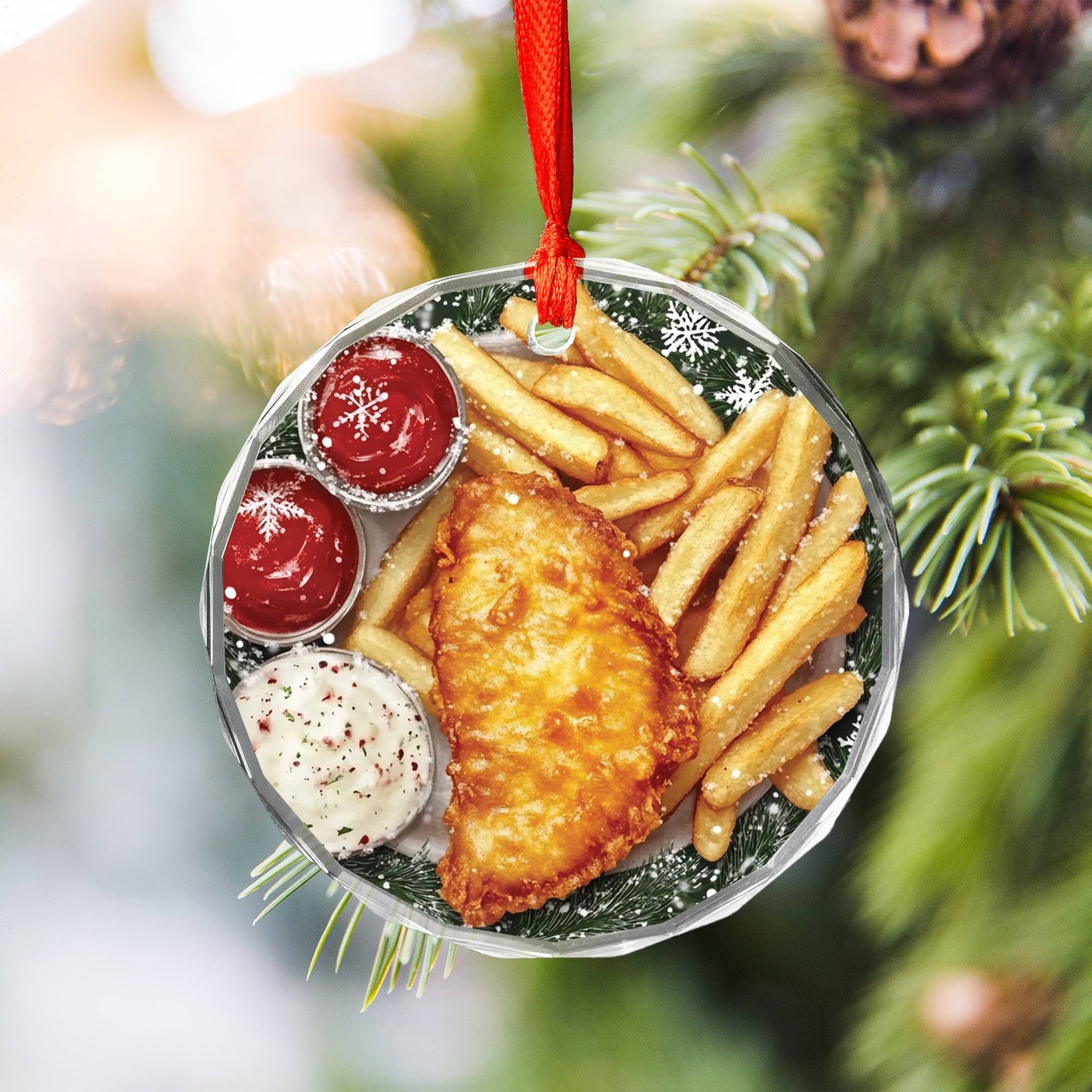 Fish and Chips (UK) Close up Design 3