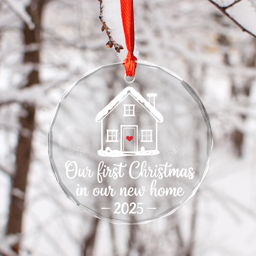 First Christmas in New Home 2025 Ornament