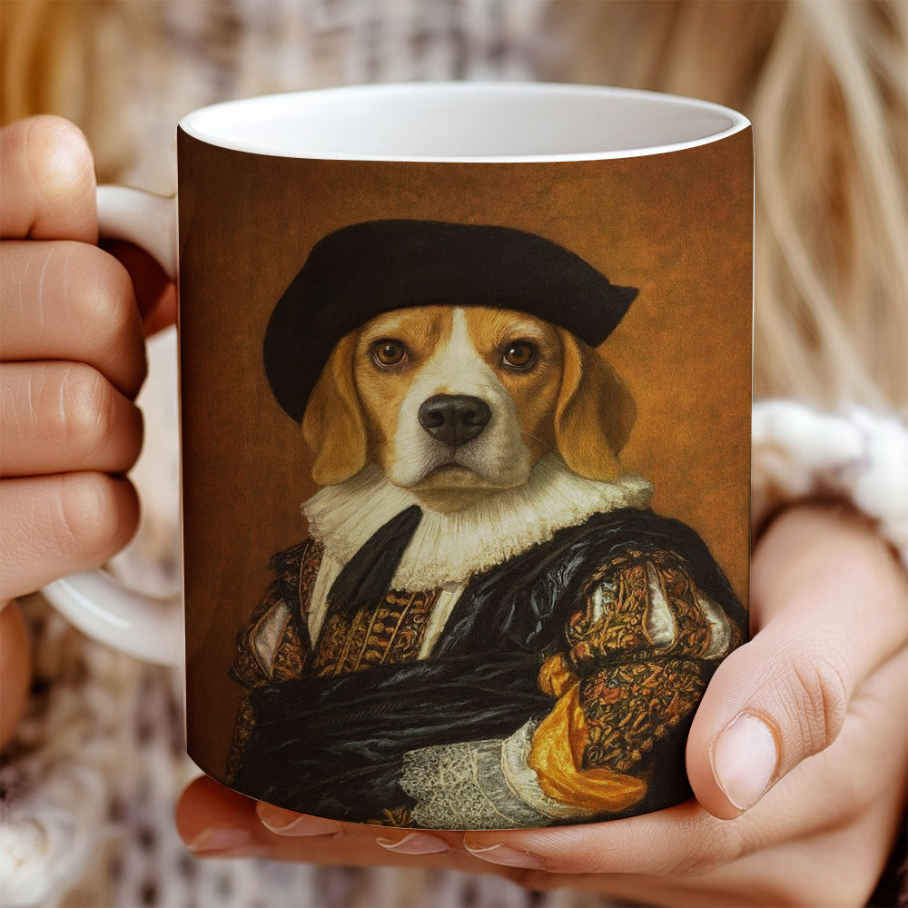 Custom Photo Royal Dog Mug Dog Lover Gifts