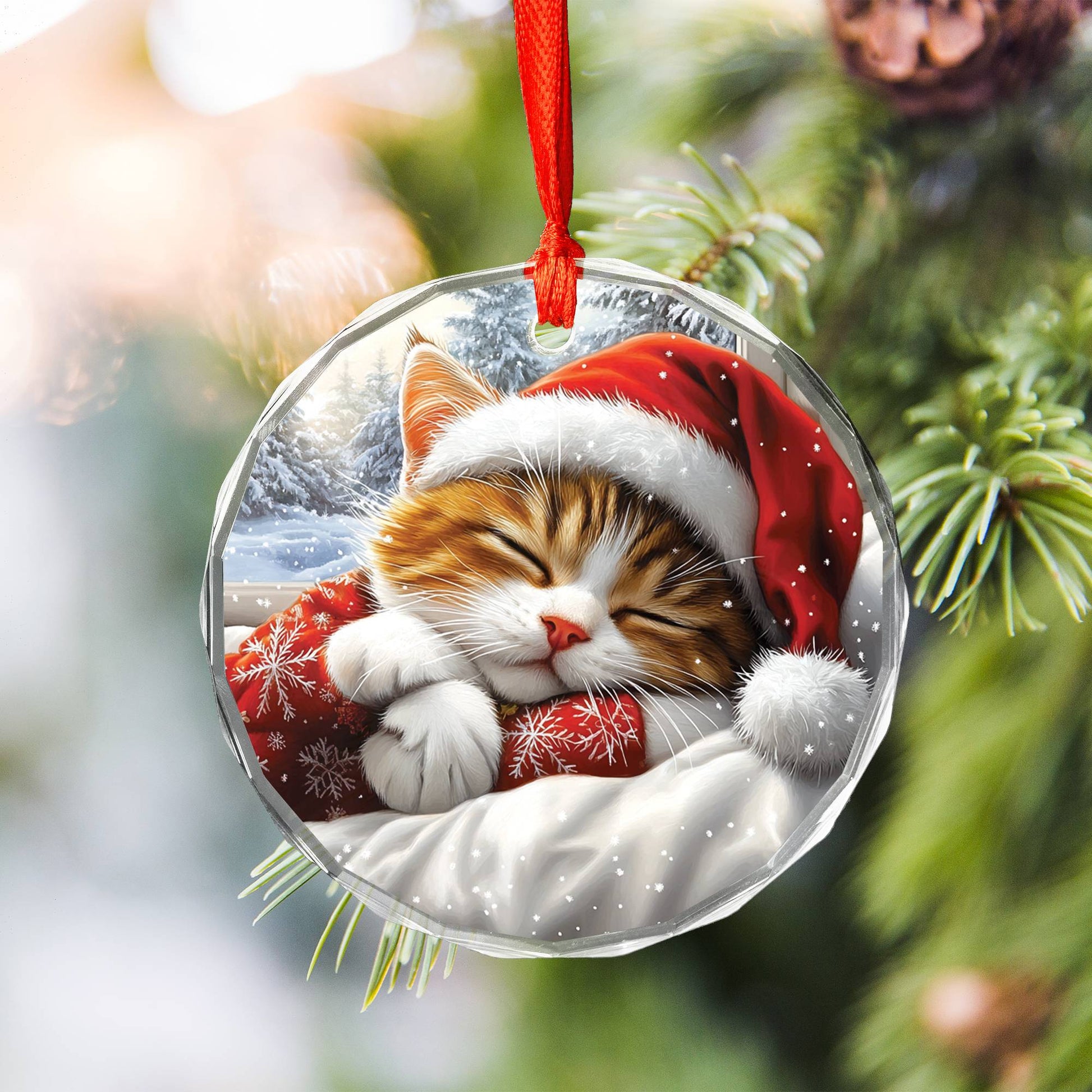 Persian cat Sleeping In Bed Design 3
