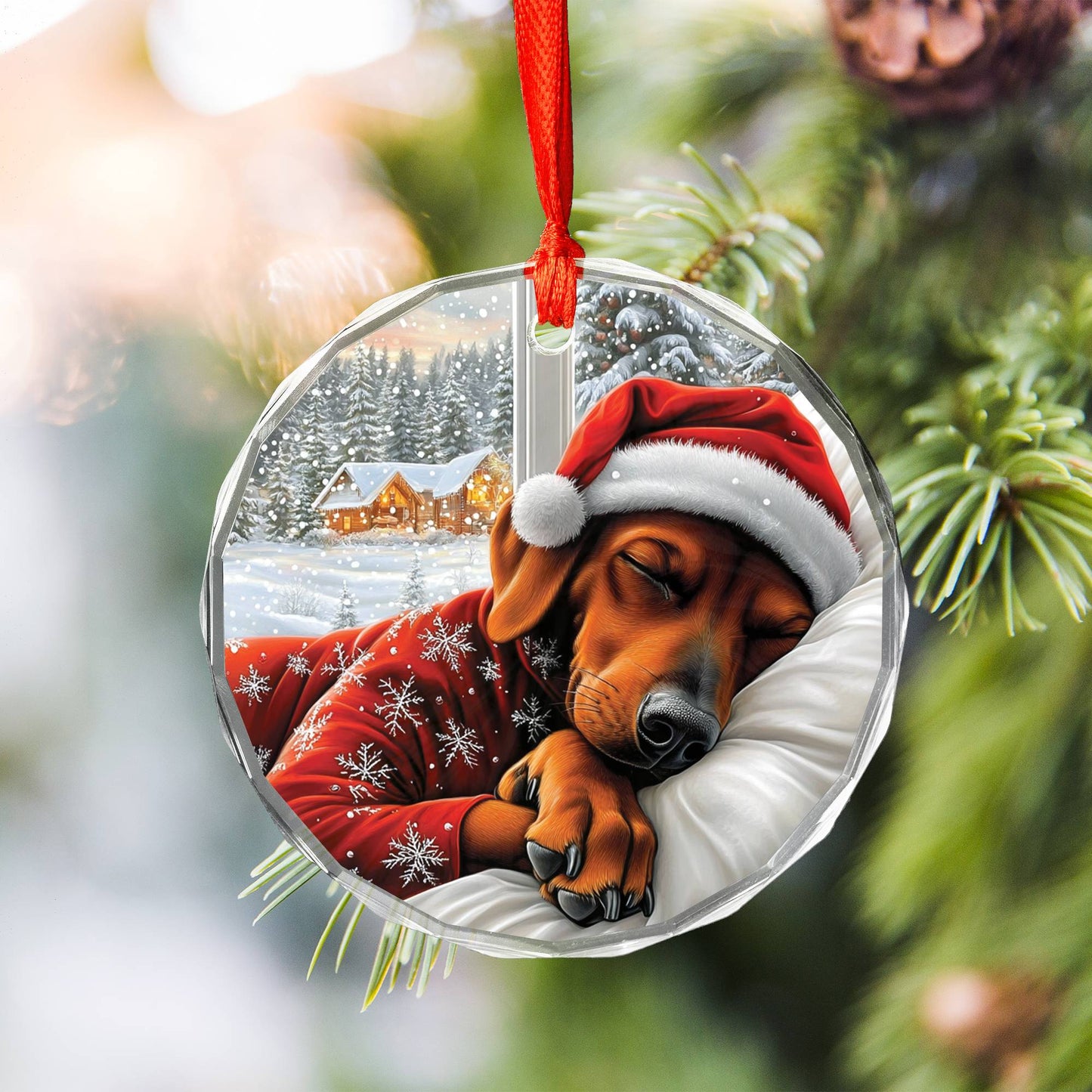 Doberman Pinscher Dog Sleeping In Bed Design 2