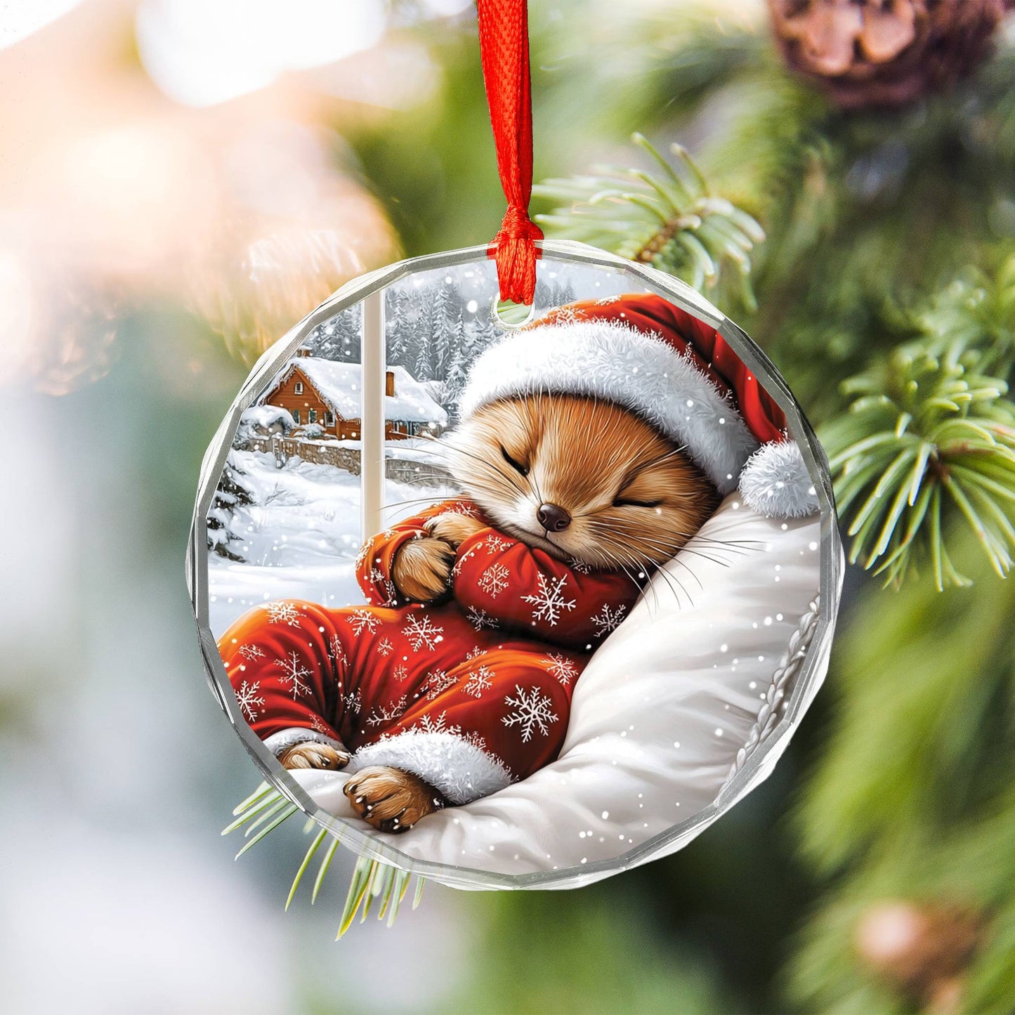Weasel Sleeping In Bed Design 2