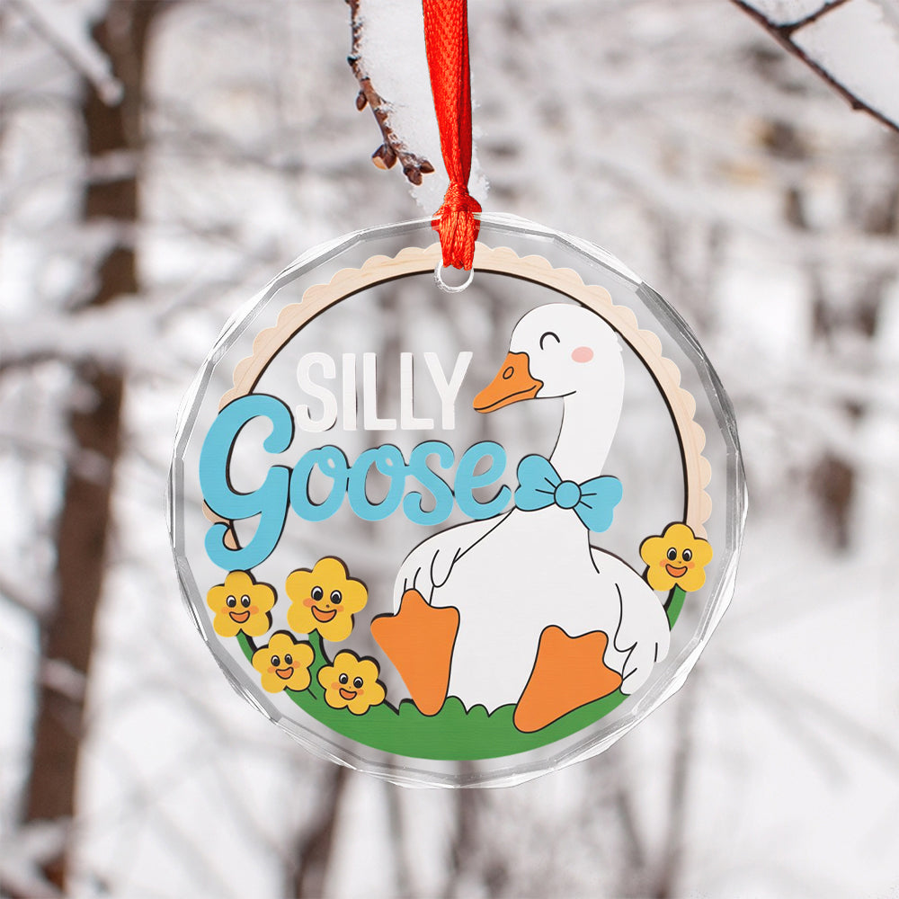 Goose Ornament - custom name2