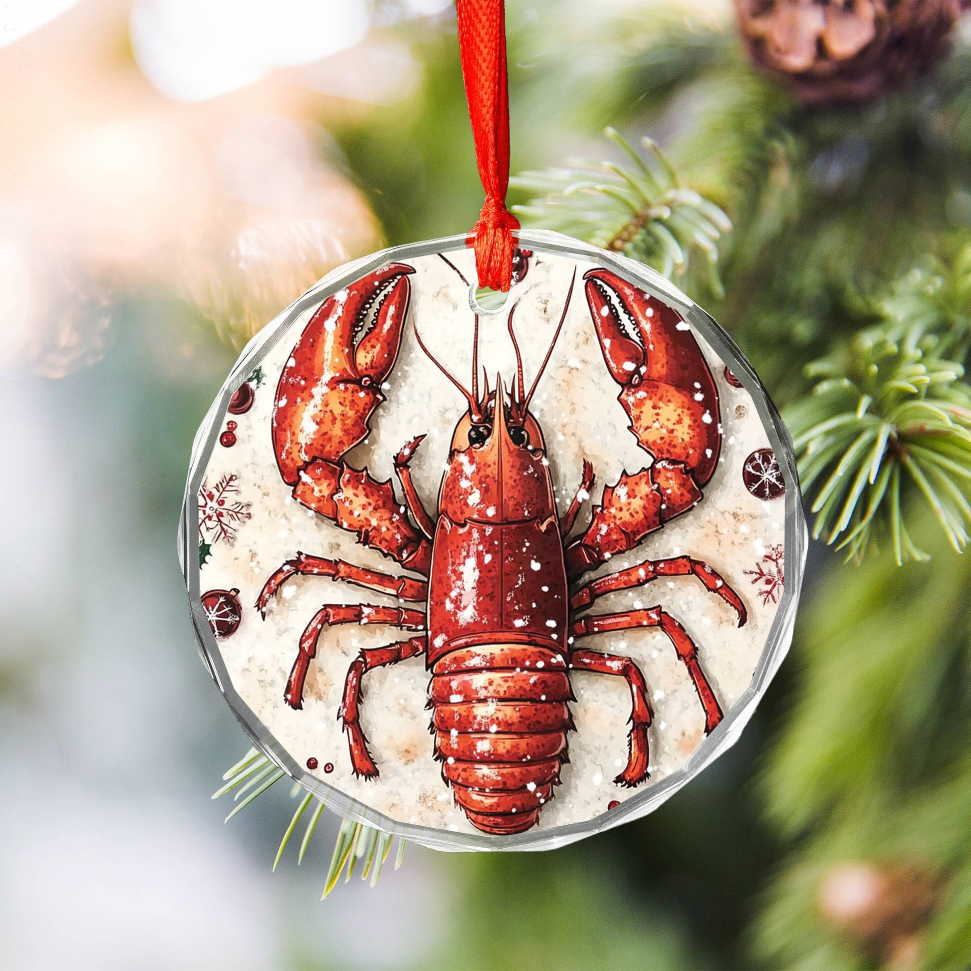 Boiled Maine Lobster Close up Design 4