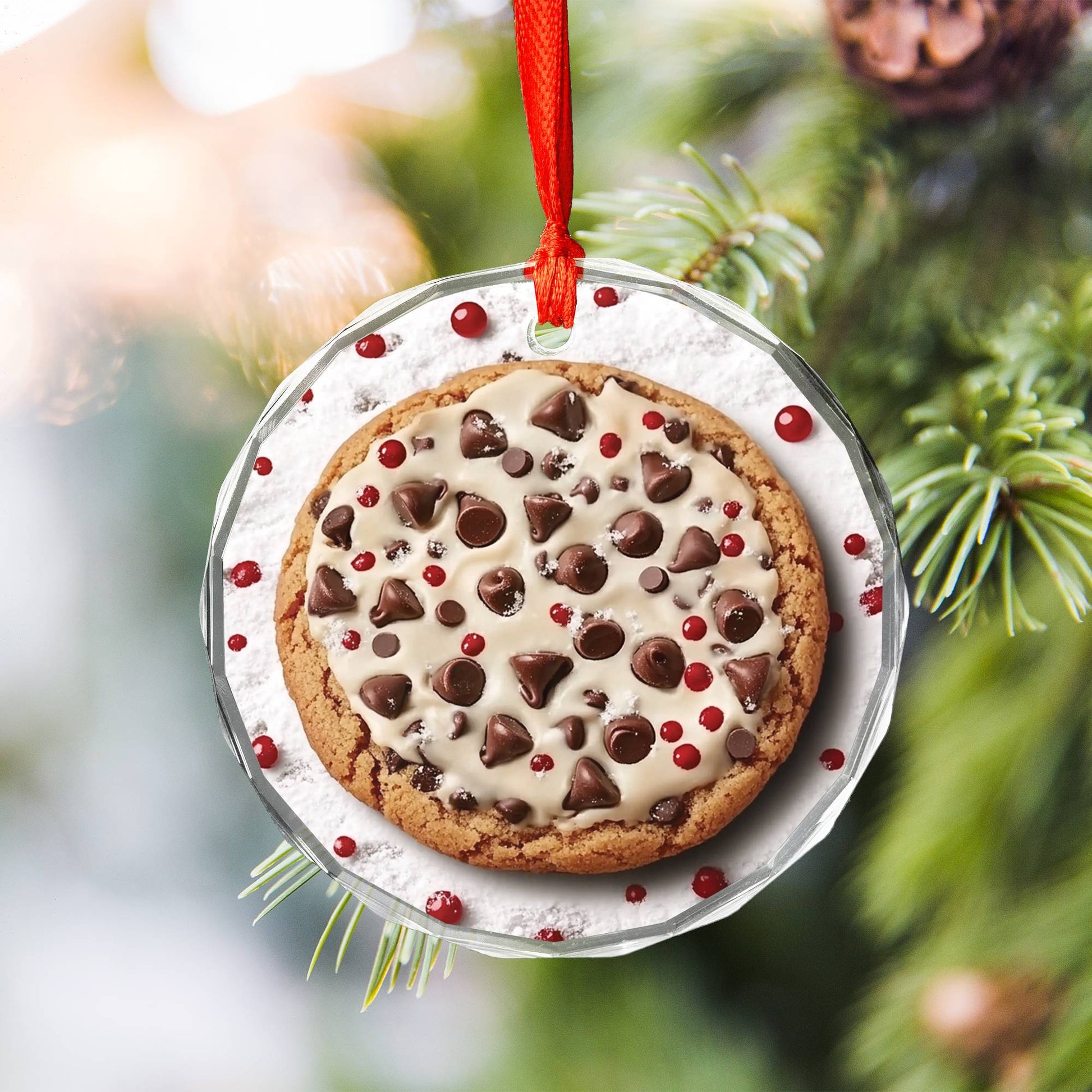 Chocolate chip cookie Close up Design 1