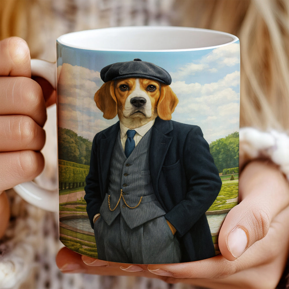 Custom Photo Pawky Blinder Dog Mug