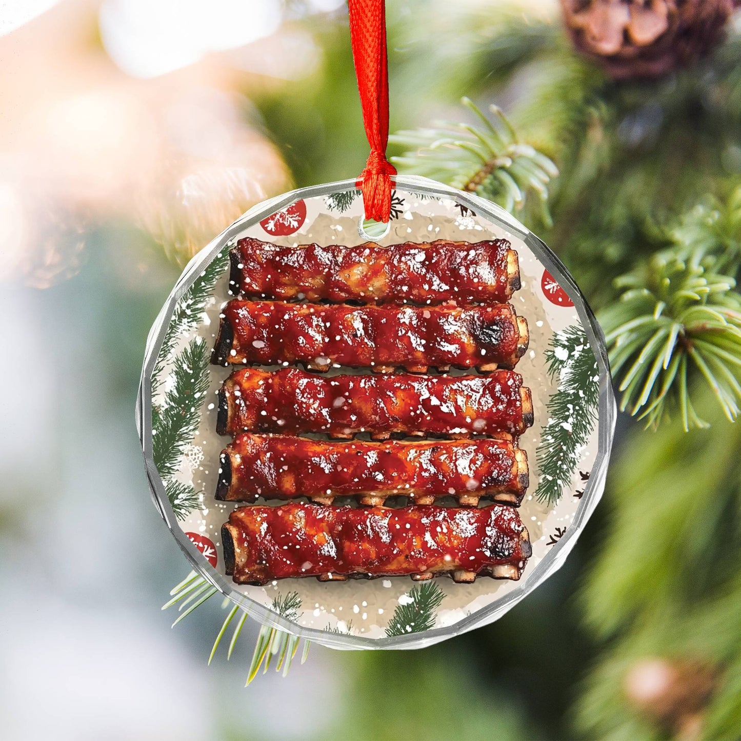 BBQ Ribs (USA) Close up Design 2