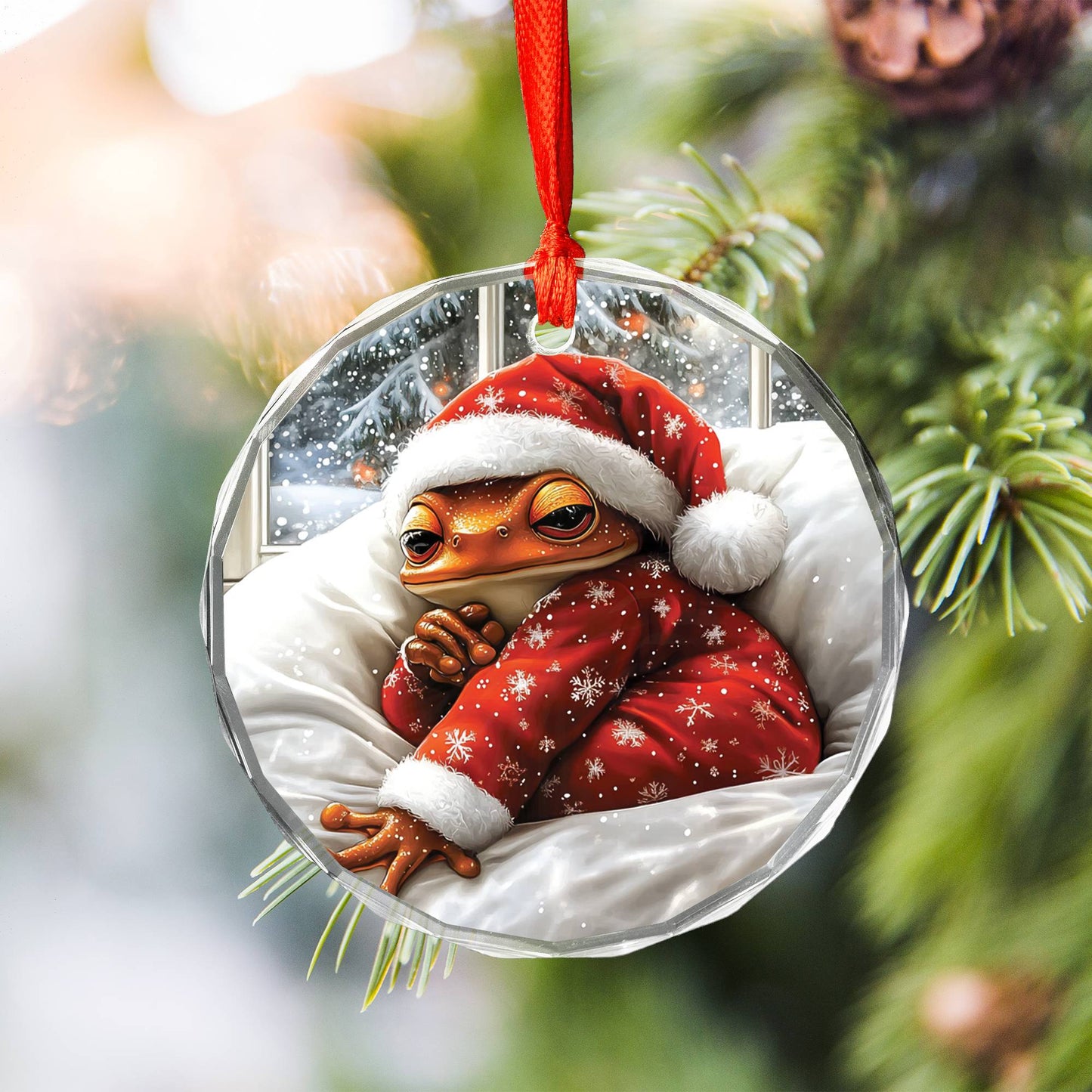 Frog Sleeping In Bed Design 2
