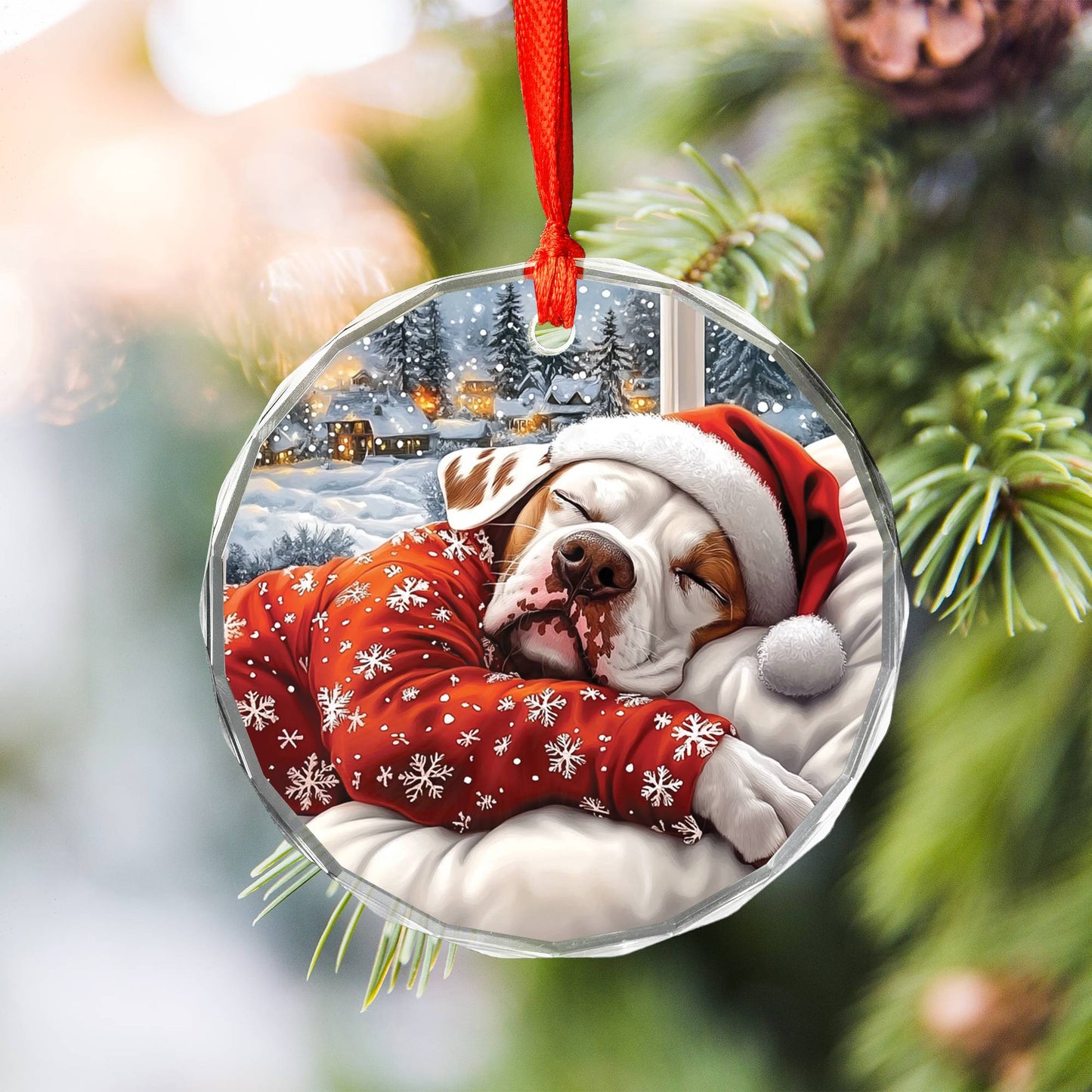 Great Dane Dog Sleeping In Bed Design 3