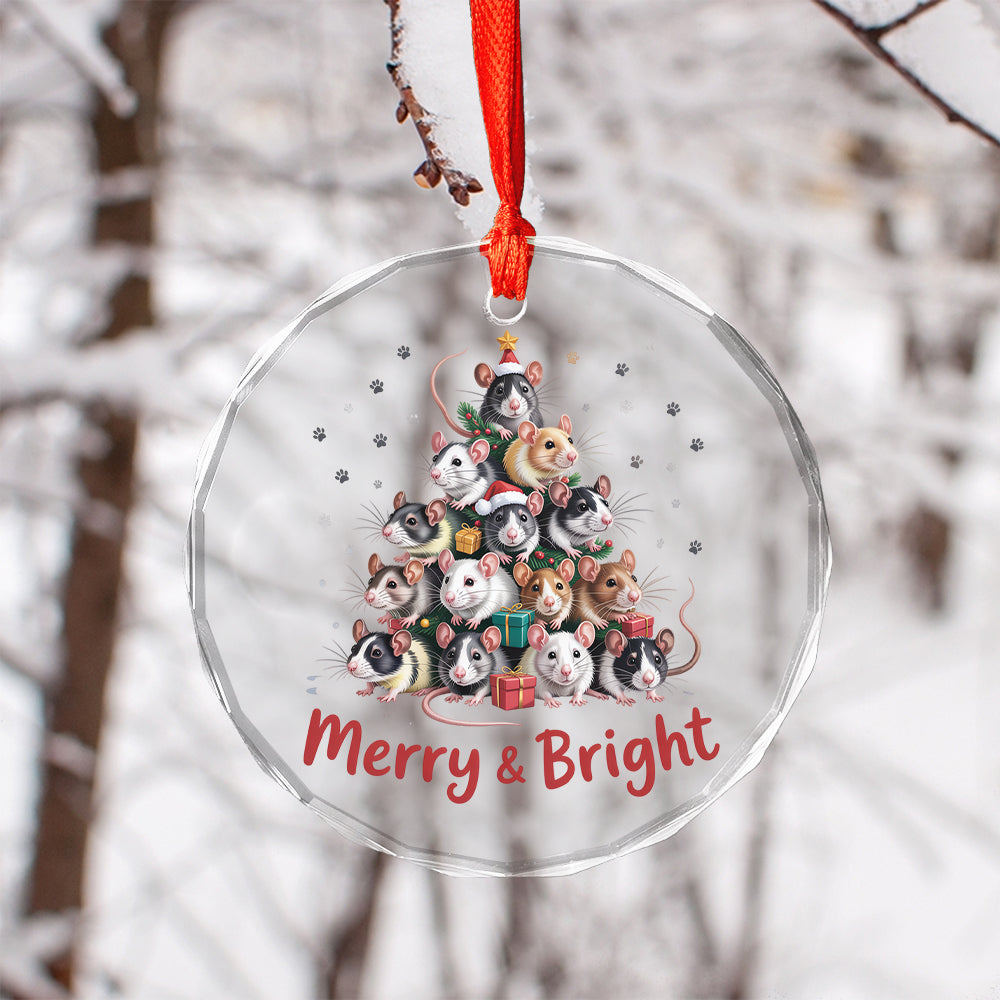 Fancy Rat Xmas Ornament