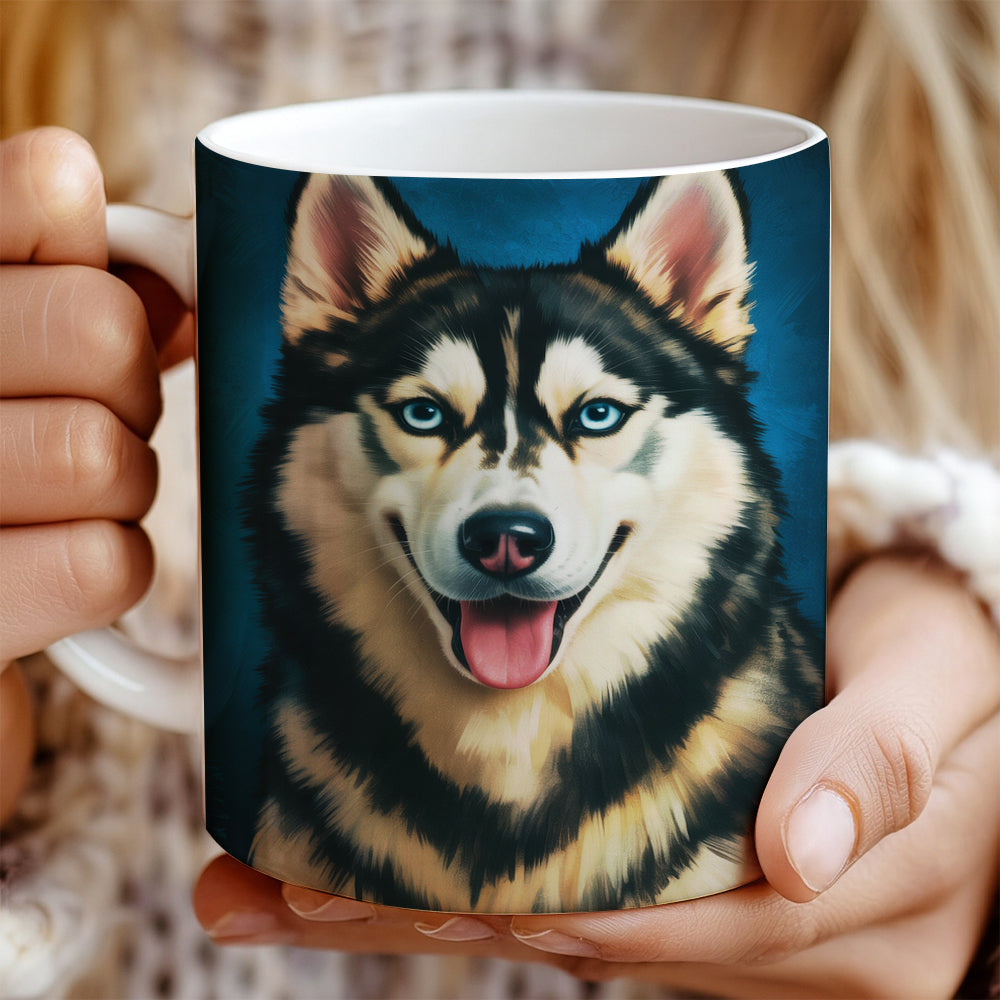 Custom Dog Deep Blue