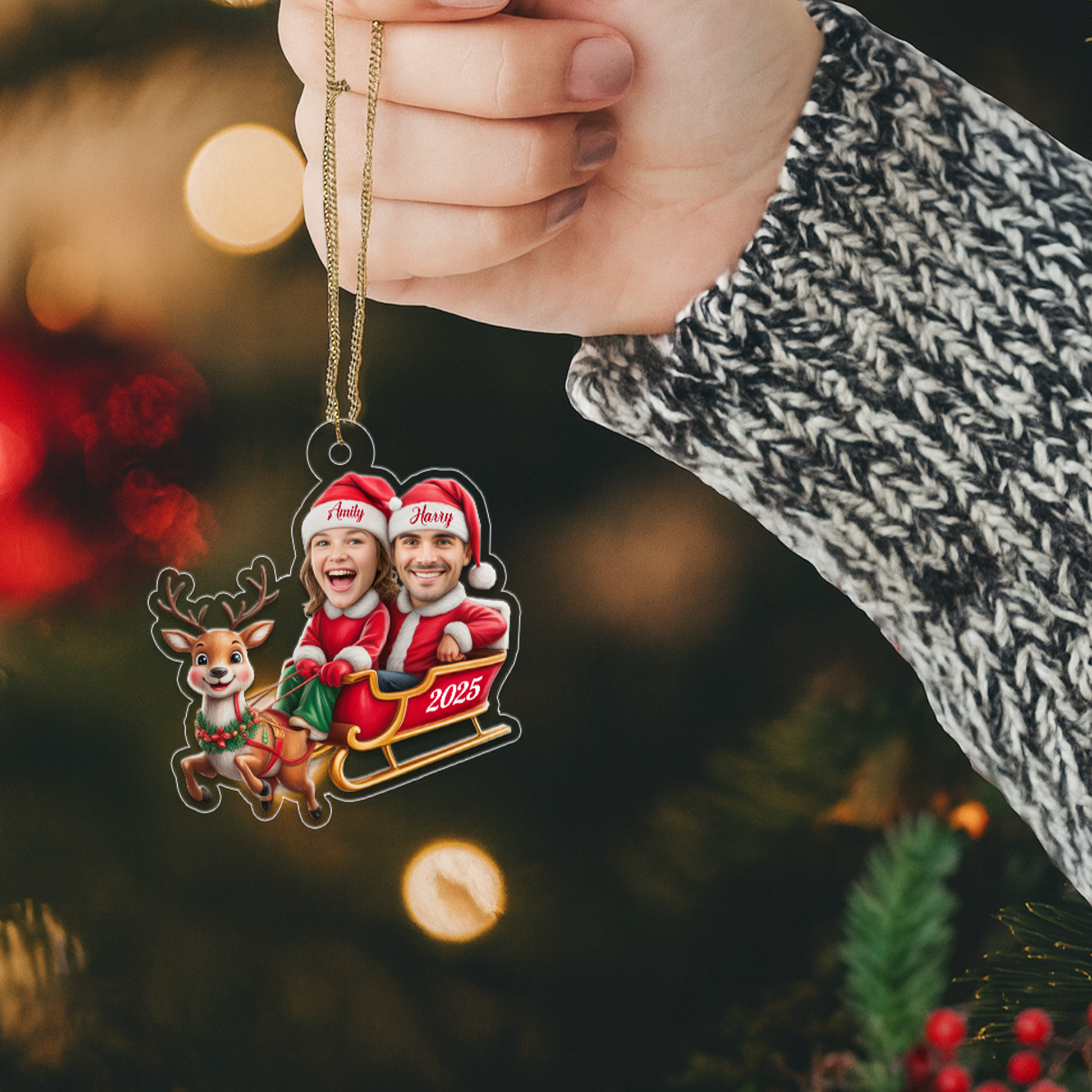 Personalized Couple Names Christmas