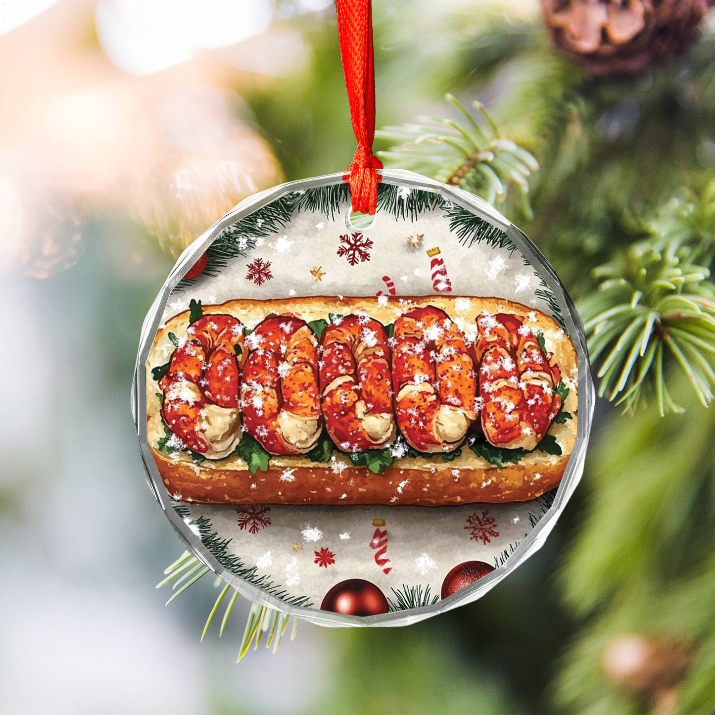 New England Lobster Roll Close up Design 3