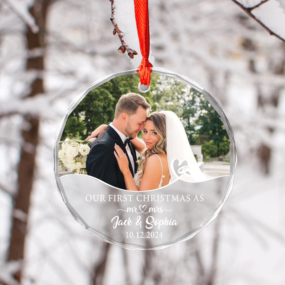 Personalized Couple First Christmas