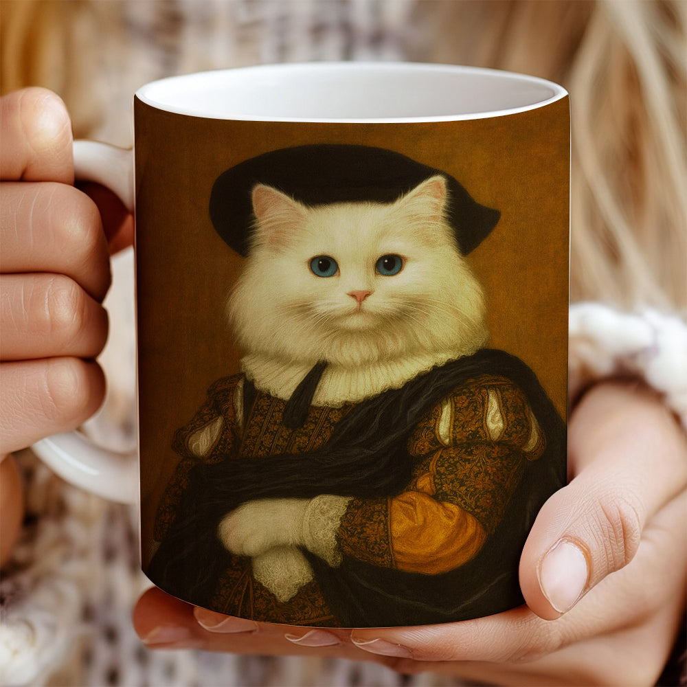 Custom Photo Royal Cat MugCat Lover Gifts