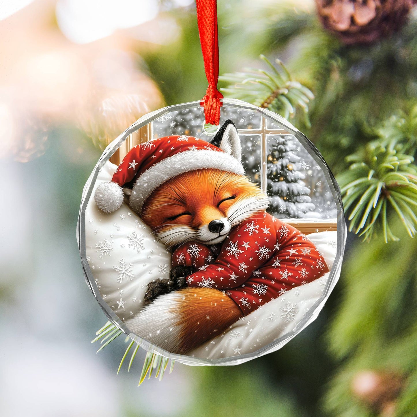 Fox Sleeping In Bed Design 2