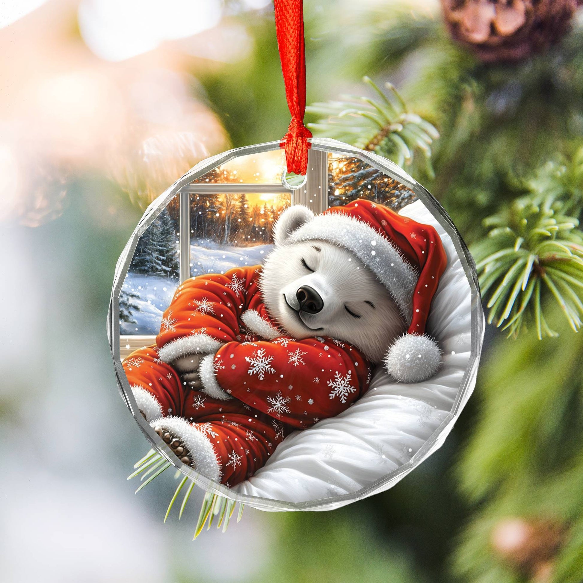 Polar Bear Sleeping In Bed Design 2